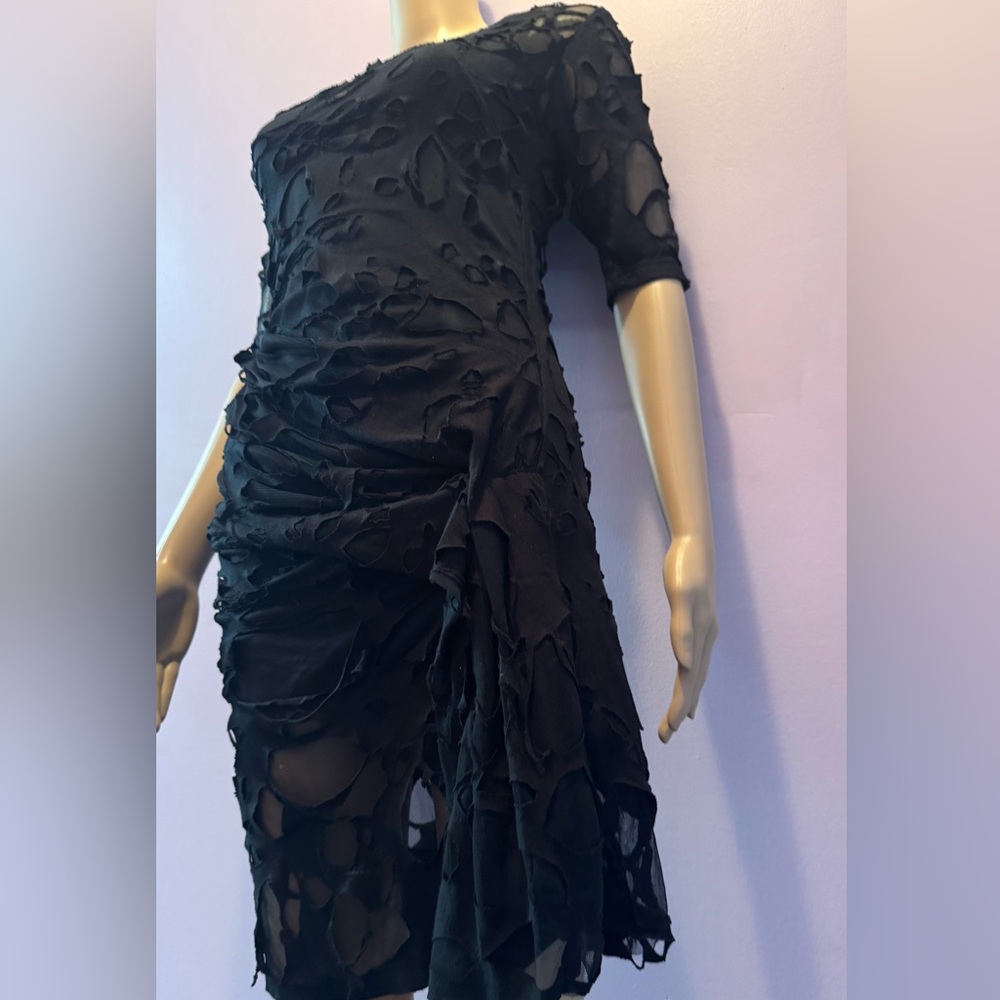 Nocturne Duo Sculpted Ruched Two-Piece Dress - Picture 4 of 13